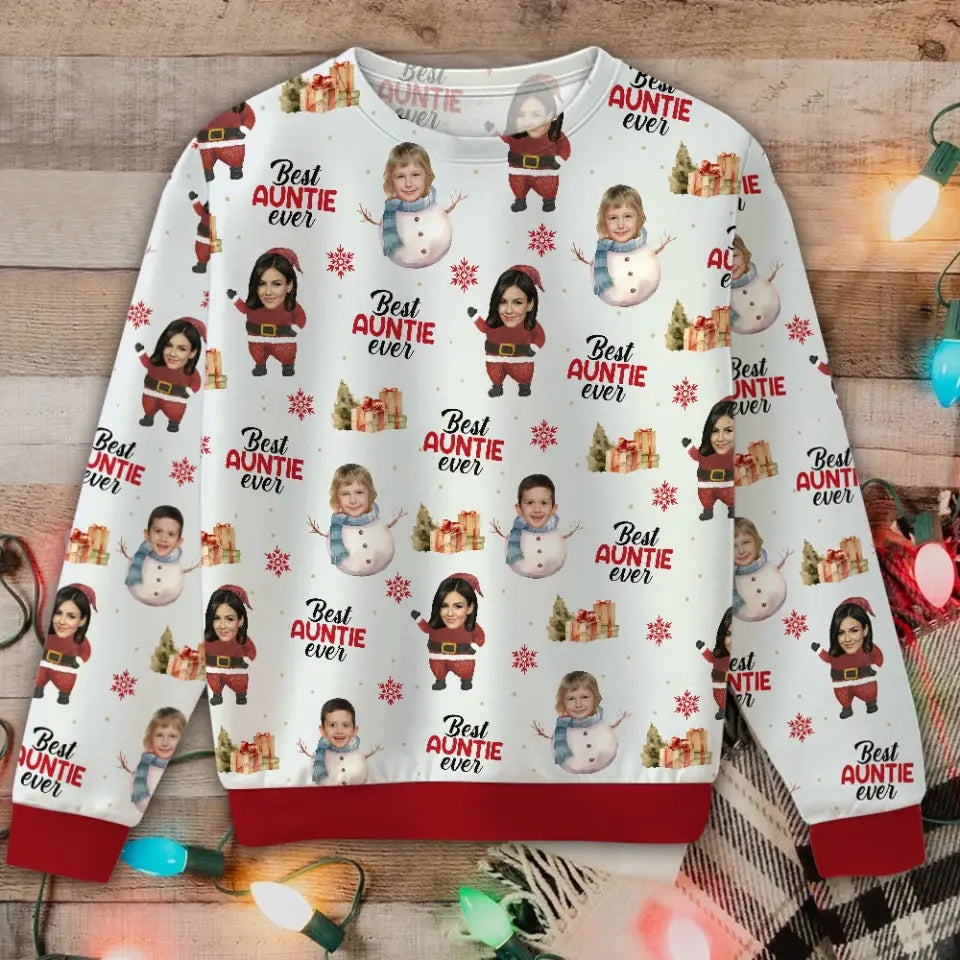 Personalized Best Auntie Ever Sweatshirt 3D Printed HTHHN23901