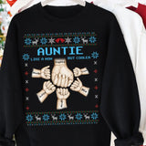Personalized Auntie Like A Mom But Cooler Hands & Kid Names Sweatshirt Printed KVH23912