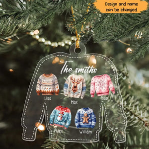 Personalized Family Custom Name Acrylic Ornament Printed NTMTHN23942