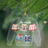 Personalized Family Custom Name Acrylic Ornament Printed NTMTHN23942