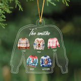 Personalized Family Custom Name Acrylic Ornament Printed NTMTHN23942