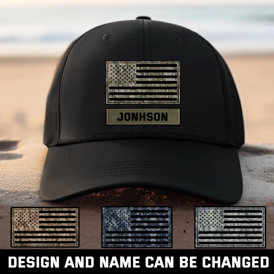 Personalized US Army Custom Name Cap 2D Printed KVH231004