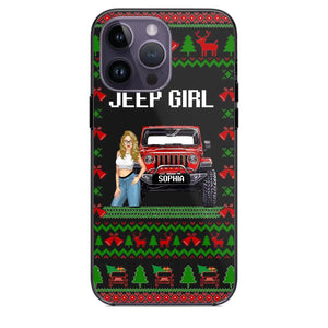 Personalized Jeep Girl Christmas Gift Phonecase Printed NTMTVQ231045