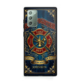 Personalized Fire Dept Radition Dedication Sacrifice Firefighter Custom Name Phonecase Printed QTVQ231046