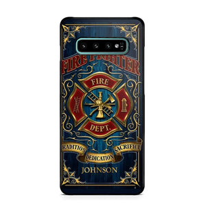 Personalized Fire Dept Radition Dedication Sacrifice Firefighter Custom Name Phonecase Printed QTVQ231046