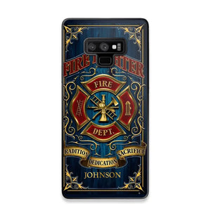 Personalized Fire Dept Radition Dedication Sacrifice Firefighter Custom Name Phonecase Printed QTVQ231046