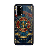 Personalized Fire Dept Radition Dedication Sacrifice Firefighter Custom Name Phonecase Printed QTVQ231046