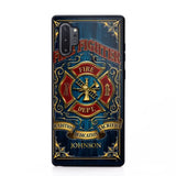 Personalized Fire Dept Radition Dedication Sacrifice Firefighter Custom Name Phonecase Printed QTVQ231046