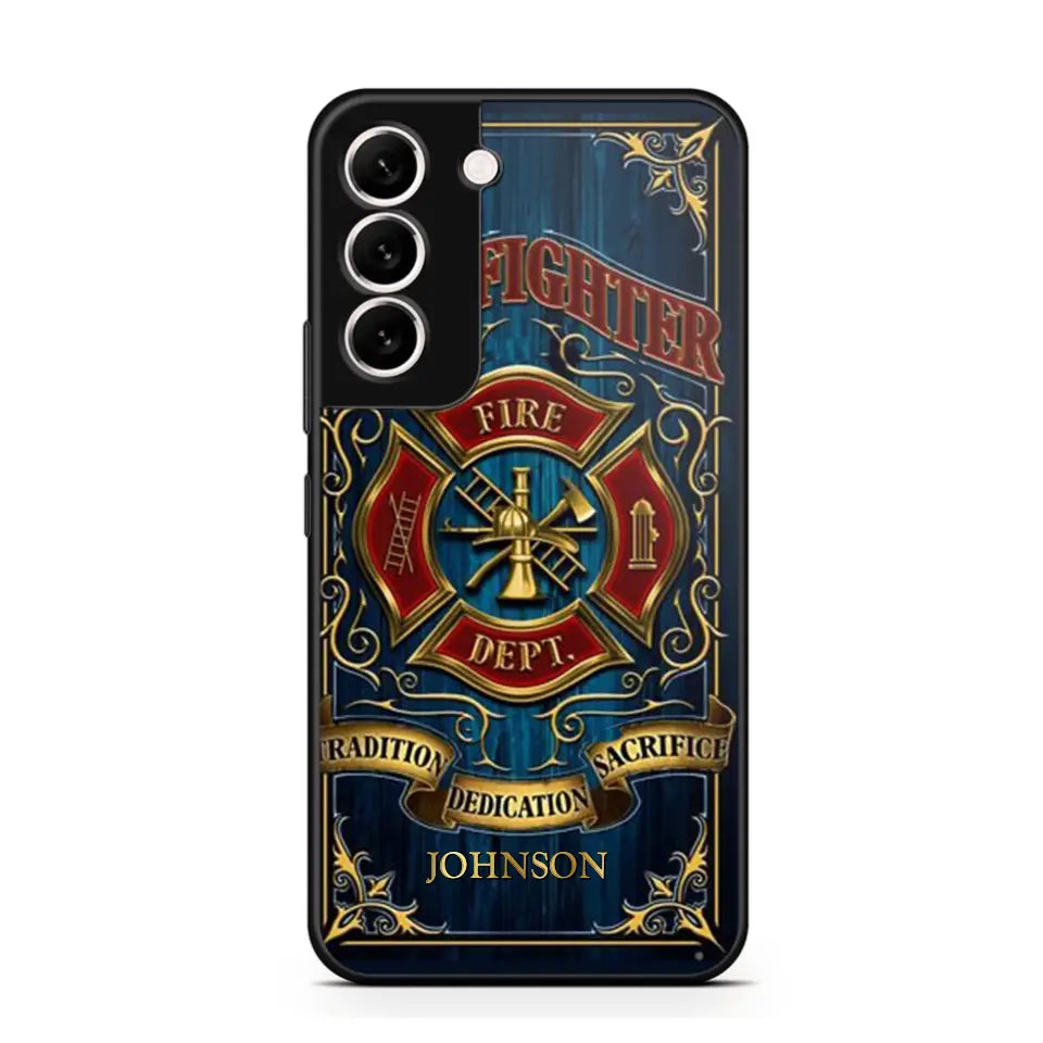 Personalized Fire Dept Radition Dedication Sacrifice Firefighter Custom Name Phonecase Printed QTVQ231046