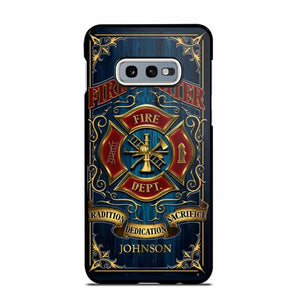 Personalized Fire Dept Radition Dedication Sacrifice Firefighter Custom Name Phonecase Printed QTVQ231046