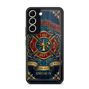 Personalized Fire Dept Radition Dedication Sacrifice Firefighter Custom Name Phonecase Printed QTVQ231046