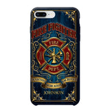 Personalized Fire Dept Radition Dedication Sacrifice Firefighter Custom Name Phonecase Printed QTVQ231046