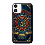 Personalized Fire Dept Radition Dedication Sacrifice Firefighter Custom Name Phonecase Printed QTVQ231046