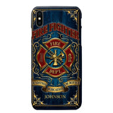 Personalized Fire Dept Radition Dedication Sacrifice Firefighter Custom Name Phonecase Printed QTVQ231046