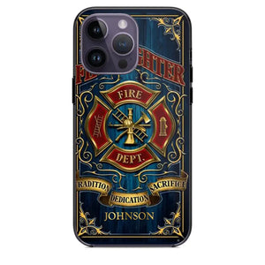 Personalized Fire Dept Radition Dedication Sacrifice Firefighter Custom Name Phonecase Printed QTVQ231046