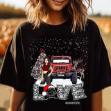 Personalized Love Jeep Life Christmas Gift T-shirt Printed NMTVQ231056