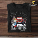 Personalized Love Jeep Life Christmas Gift T-shirt Printed NMTVQ231056