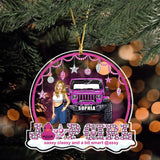 Personalized Jeep Girl Sassy Classy And A Bit Smart Acrylic Ornament Printed NTMTHN231058