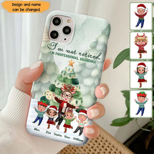 Personalized I'm Not Retired I'm Professional Grandma Christmas Gift Phonecase Printed HTHHN231062