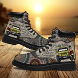 Personalized Jeep Girl Classy And Sassy And A Bit Smart Assy Leather Boots Printed VQ231060