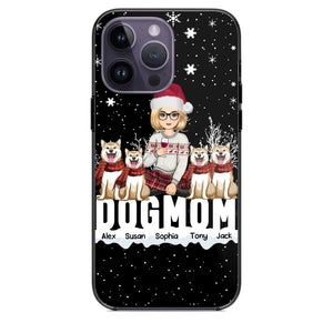 Personalized Dog Mom Girl Xmas Dog Lovers Gift Christmas Gift Phonecase Printed LVA231063