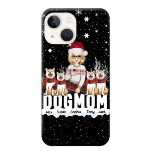 Personalized Dog Mom Girl Xmas Dog Lovers Gift Christmas Gift Phonecase Printed LVA231063