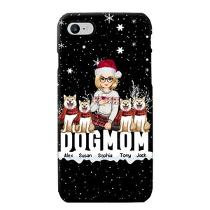 Personalized Dog Mom Girl Xmas Dog Lovers Gift Christmas Gift Phonecase Printed LVA231063