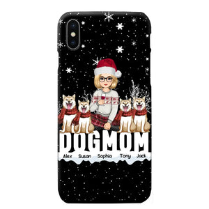 Personalized Dog Mom Girl Xmas Dog Lovers Gift Christmas Gift Phonecase Printed LVA231063