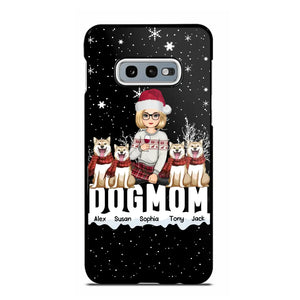 Personalized Dog Mom Girl Xmas Dog Lovers Gift Christmas Gift Phonecase Printed LVA231063