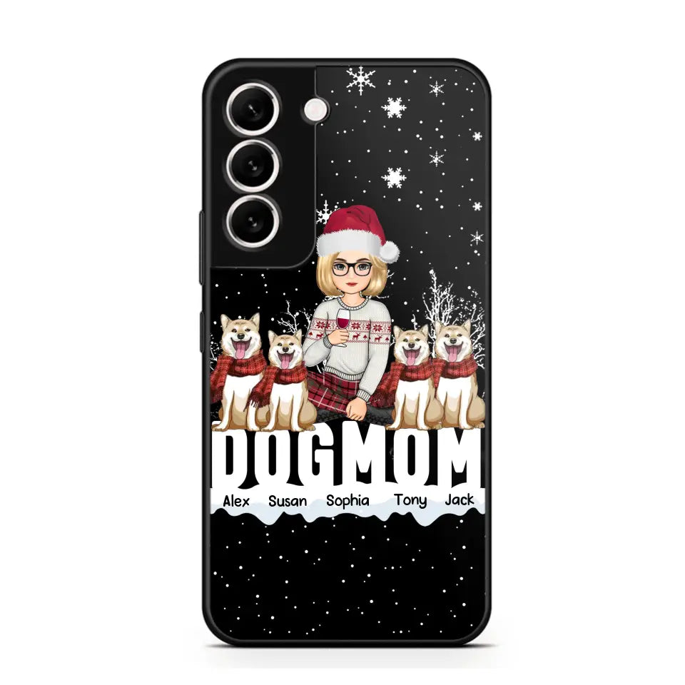 Personalized Dog Mom Girl Xmas Dog Lovers Gift Christmas Gift Phonecase Printed LVA231063