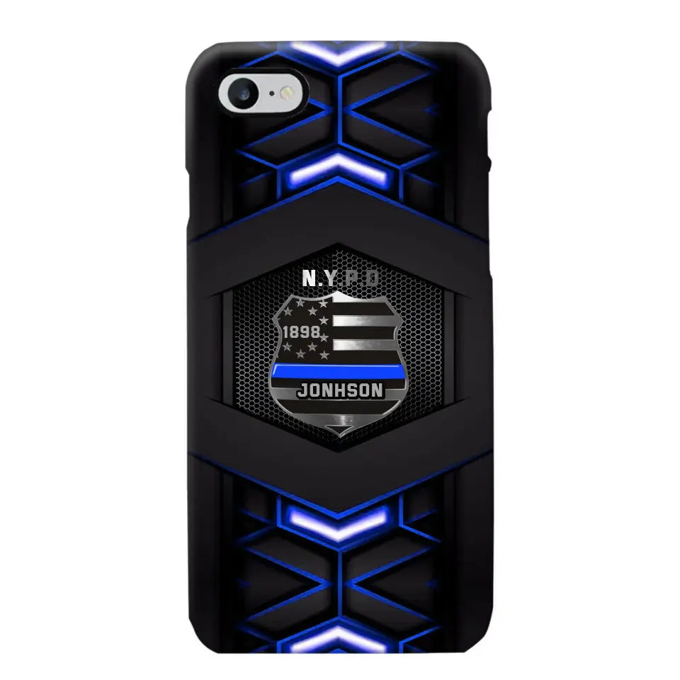 Personalized US Police Department Custom Name & ID Phonecase Printed LDMKVH231089