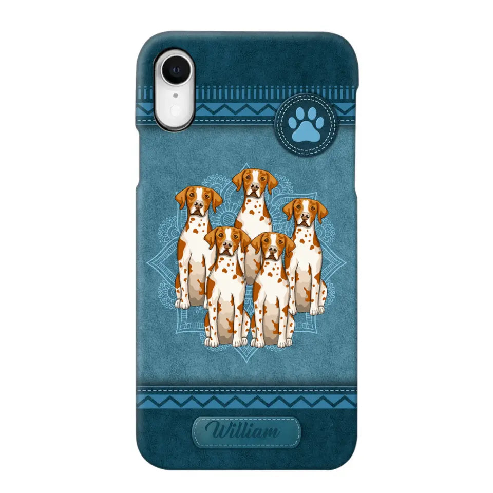 Personalized Dog Name Dog Lovers Gift Phonecase Printed LVA231126