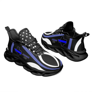 Personalized US Thin Blue Line States Flex Control Sneakers Printed QTVQ1137
