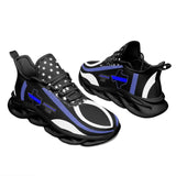 Personalized US Thin Blue Line States Flex Control Sneakers Printed QTVQ1137