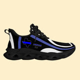 Personalized US Thin Blue Line States Flex Control Sneakers Printed QTVQ1137