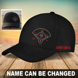 Personalized Baseball Player Custom Name 3D Cap QTLVA1129