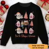 Personalized I'm A Simple Woman Jeep Girl Christmas Gift Sweatshirt Printed NTMTHN231165