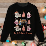 Personalized I'm A Simple Woman Jeep Girl Christmas Gift Sweatshirt Printed NTMTHN231165