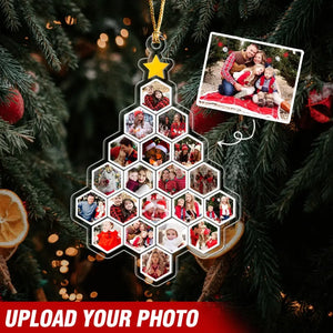 Personalized Upload Your Photo Family Gift Christmas Gift Acrylic Ornament Printed MTVQ231163