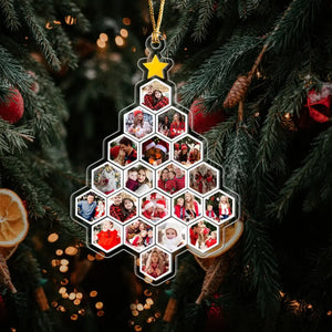 Personalized Upload Your Photo Family Gift Christmas Gift Acrylic Ornament Printed MTVQ231163