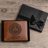 Personalized Canadian Army Veteran Custom Name Laser Leather Wallet KVH231168