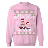 Personalized I'm The Bad Influence Auntie Christmas Gift Sweatshirt Printed LDMLVA231210