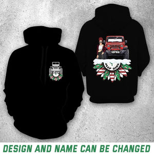 Personalized Jeep Girl Custom Name Hoodie 2D Printed HN231250