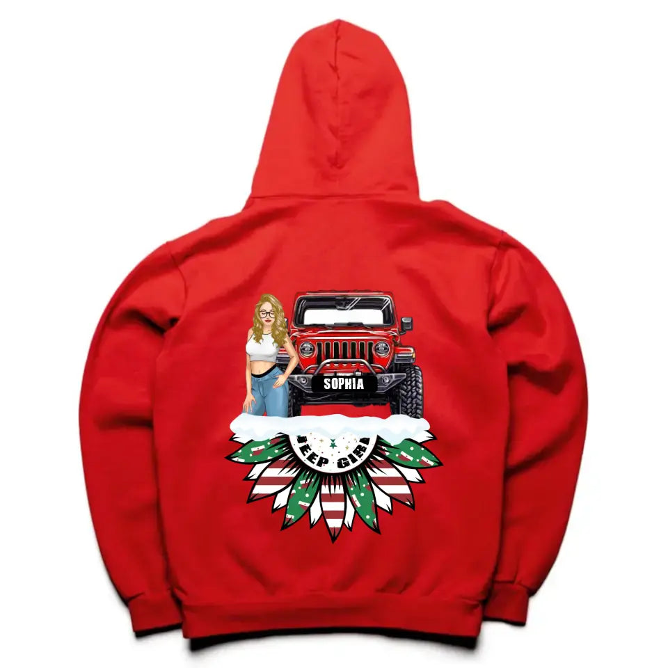 Personalized Jeep Girl Custom Name Hoodie 2D Printed HN231250