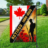 Personalized Retired Canadian Veteran Garden Flag or House Flag Printed KVH231257