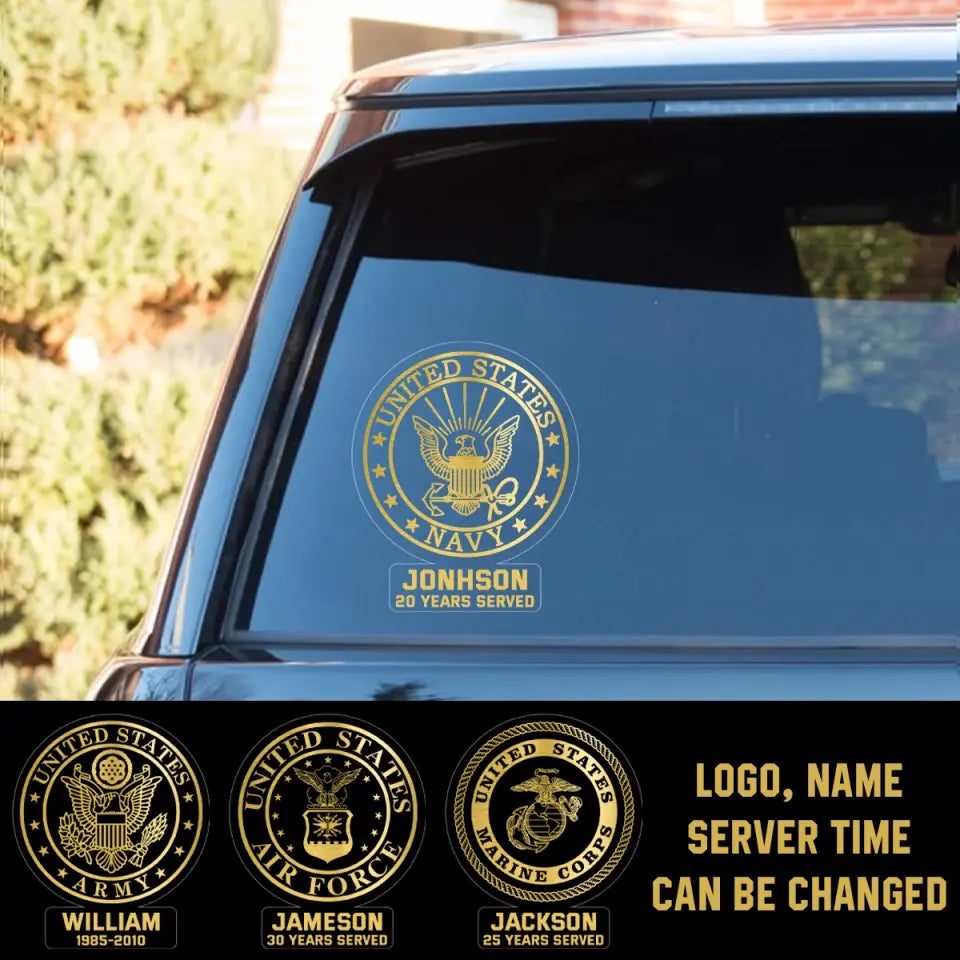 Personalized Vietnam Veteran Custom Name Decal Printed 231324 AHKVH1324