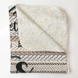 Personalized Life Is Better With Cats Knitting Sherpa or Fleece Blanket Printed VQ231315