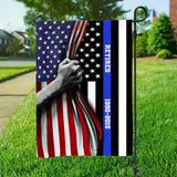 Personalized Retired US Police Garden Flag Printed QTHN231317