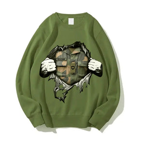 Personalized Norway Veteran Rank Camo Sweatshirt Printed KVH231318