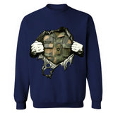 Personalized Norway Veteran Rank Camo Sweatshirt Printed KVH231318